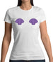 Mermaid Shell Boobs Womens T-Shirt