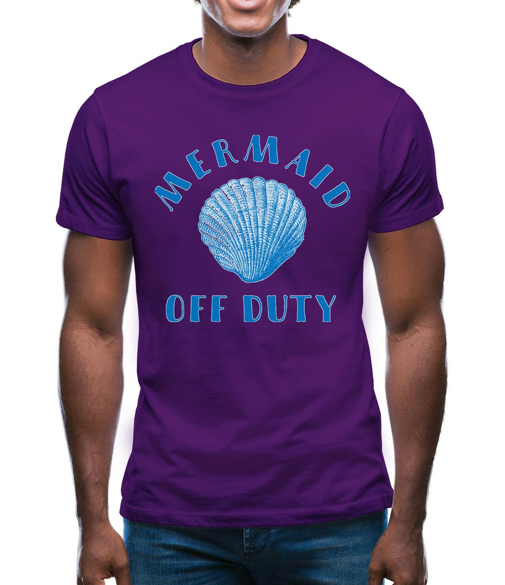 Off Duty Mermaid Mens T-Shirt