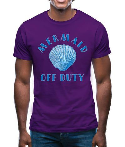 Off Duty Mermaid Mens T-Shirt