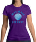 Off Duty Mermaid Womens T-Shirt