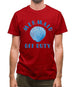 Off Duty Mermaid Mens T-Shirt