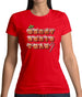 Merry Christmas Biscuits Womens T-Shirt