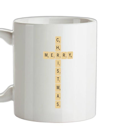 Merry Christmas Letter Piece Ceramic Mug