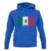 Mexico Barcode Style Flag unisex hoodie