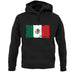 Mexico Grunge Style Flag unisex hoodie