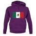 Mexico Grunge Style Flag unisex hoodie