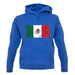 Mexico Grunge Style Flag unisex hoodie