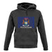 Michigan Barcode Style Flag unisex hoodie