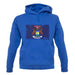 Michigan Grunge Style Flag unisex hoodie