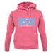 Micronesia Barcode Style Flag unisex hoodie