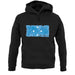 Micronesia Grunge Style Flag unisex hoodie