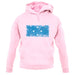 Micronesia Grunge Style Flag unisex hoodie