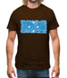 Micronesia Grunge Style Flag Mens T-Shirt