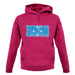 Micronesia Grunge Style Flag unisex hoodie