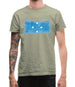 Micronesia Grunge Style Flag Mens T-Shirt