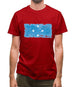 Micronesia Grunge Style Flag Mens T-Shirt