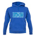 Micronesia Grunge Style Flag unisex hoodie