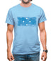 Micronesia Grunge Style Flag Mens T-Shirt