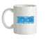 Micronesia Grunge Style Flag Ceramic Mug