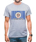 Minnesota Barcode Style Flag Mens T-Shirt