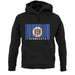Minnesota Barcode Style Flag unisex hoodie