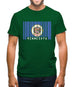 Minnesota Barcode Style Flag Mens T-Shirt