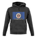 Minnesota Barcode Style Flag unisex hoodie
