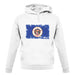 Minnesota Grunge Style Flag unisex hoodie