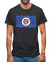 Minnesota Grunge Style Flag Mens T-Shirt