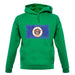 Minnesota Grunge Style Flag unisex hoodie