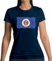 Minnesota Grunge Style Flag Womens T-Shirt