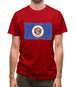 Minnesota Grunge Style Flag Mens T-Shirt