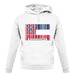Mississippi Barcode Style Flag unisex hoodie