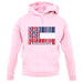Mississippi Barcode Style Flag unisex hoodie