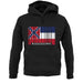 Mississippi Barcode Style Flag unisex hoodie