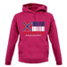 Mississippi Barcode Style Flag unisex hoodie