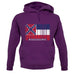 Mississippi Barcode Style Flag unisex hoodie