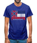 Mississippi Barcode Style Flag Mens T-Shirt