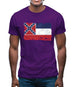 Mississippi Grunge Style Flag Mens T-Shirt