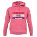 Missouri Barcode Style Flag unisex hoodie