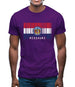 Missouri Barcode Style Flag Mens T-Shirt