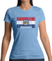 Missouri Barcode Style Flag Womens T-Shirt