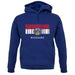 Missouri Barcode Style Flag unisex hoodie