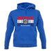 Missouri Barcode Style Flag unisex hoodie