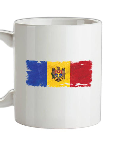 Moldova Grunge Style Flag Ceramic Mug