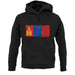 Mongolia Grunge Style Flag unisex hoodie