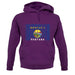 Montana Barcode Style Flag unisex hoodie