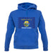 Montana Barcode Style Flag unisex hoodie