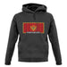 Montenegro Barcode Style Flag unisex hoodie