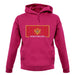 Montenegro Barcode Style Flag unisex hoodie